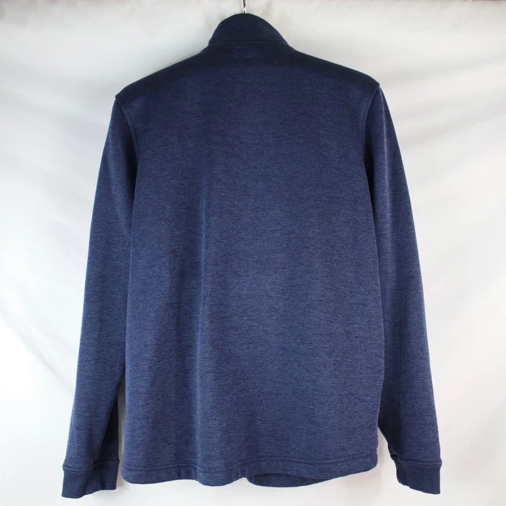 Under Armour ColdGear Navy Loose Fit Quarter‎ Zip Pullover Sweater Men's Size L